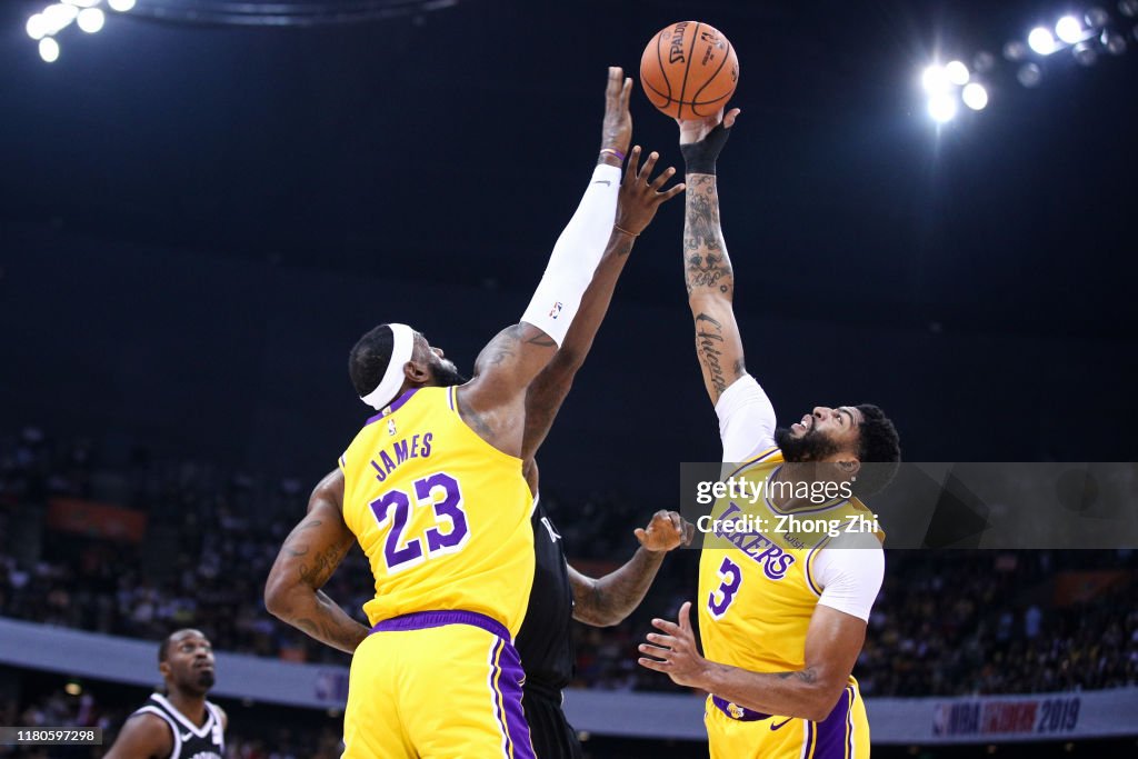 Los Angeles Lakers v Brooklyn Nets - NBA China Games 2019