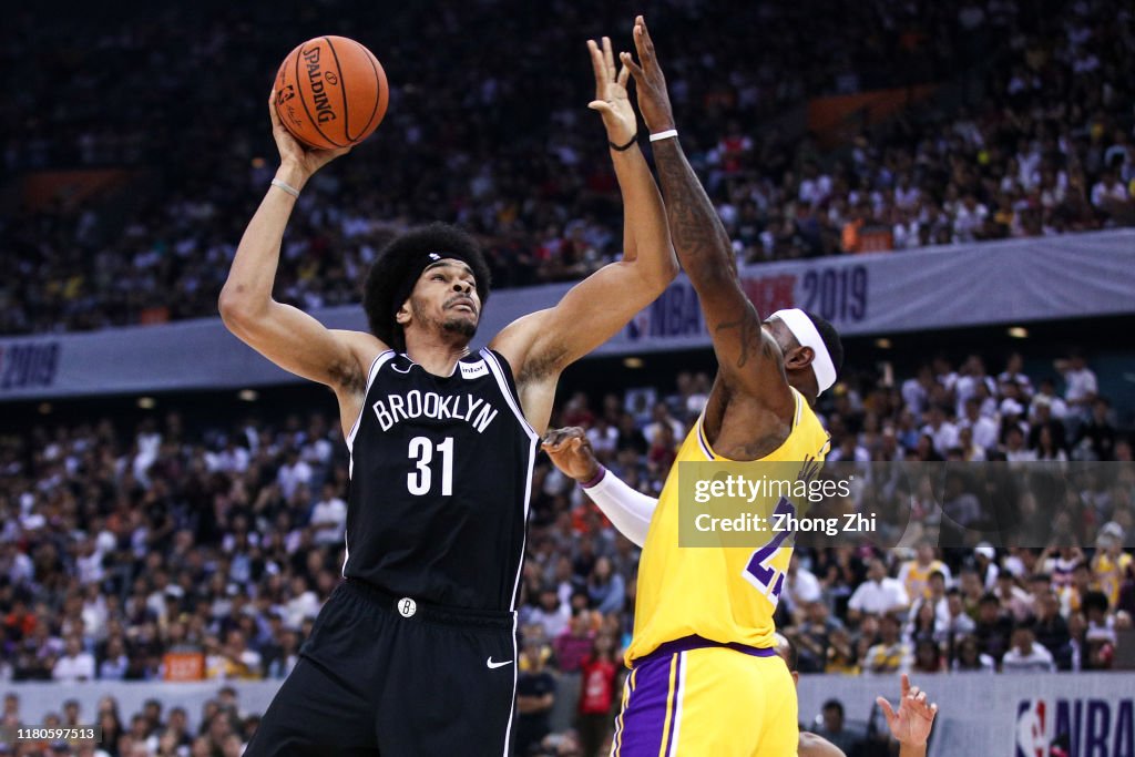 Los Angeles Lakers v Brooklyn Nets - NBA China Games 2019