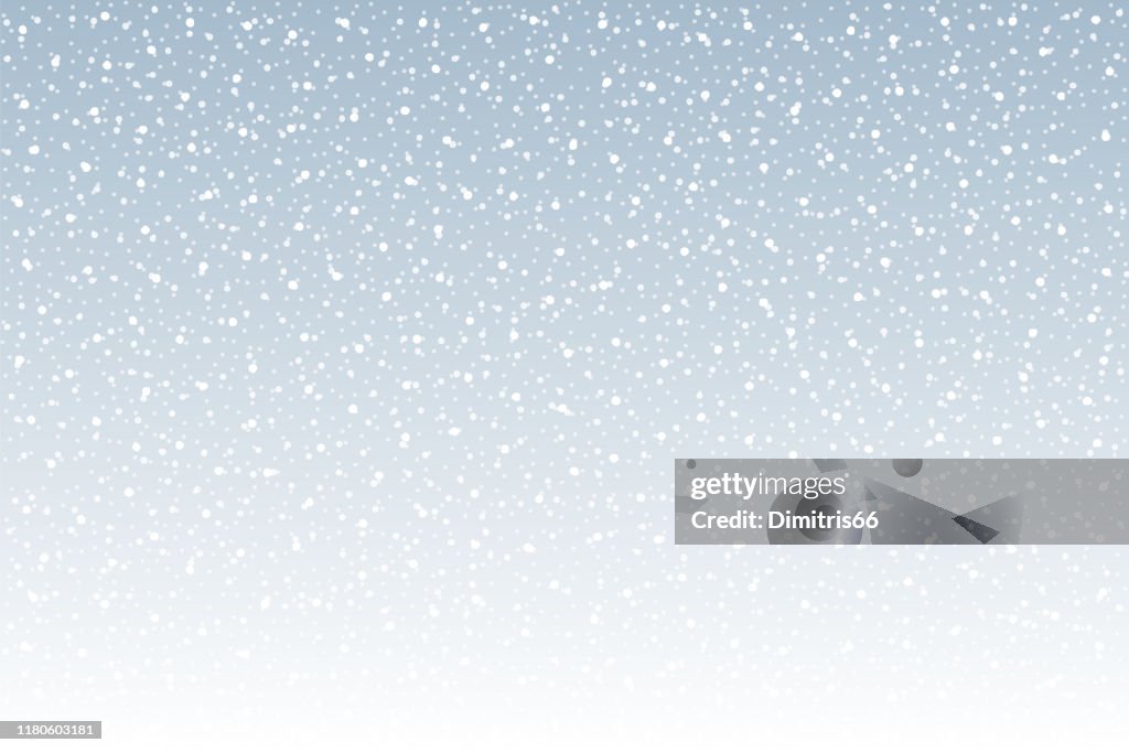 Fondo vectorial de nevadas