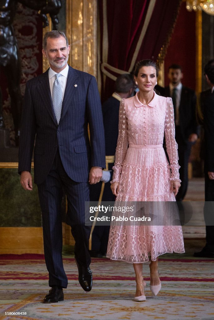 Spanish Royals Attend The National Day Military Parade