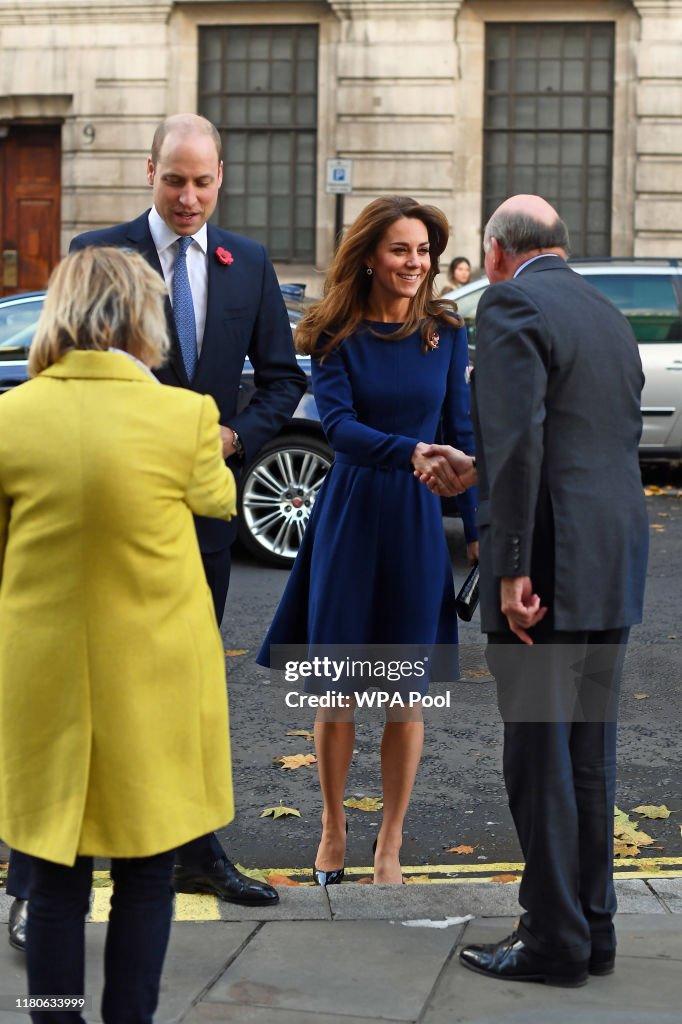 The Duke And Duchess Of Cambridge Attend The Launch Of The National Emergencies Trust