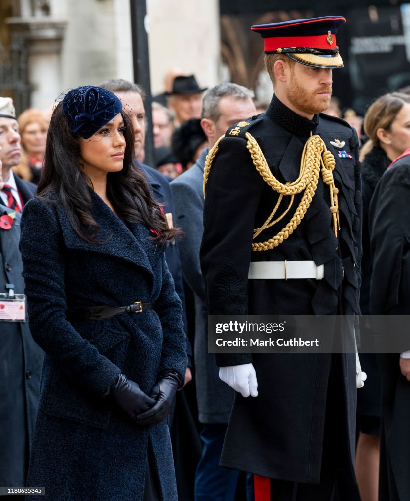 Members Of The Royal Family Attend The 91st Field Of Remembrance At Westminster Abbey