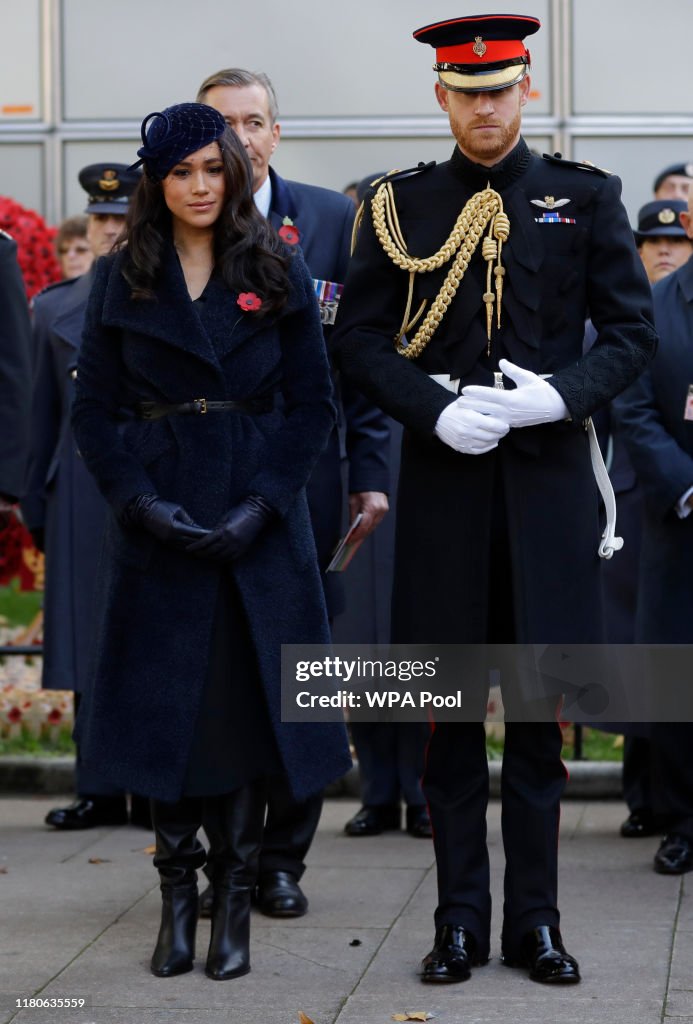 Members Of The Royal Family Attend The 91st Field Of Remembrance At Westminster Abbey