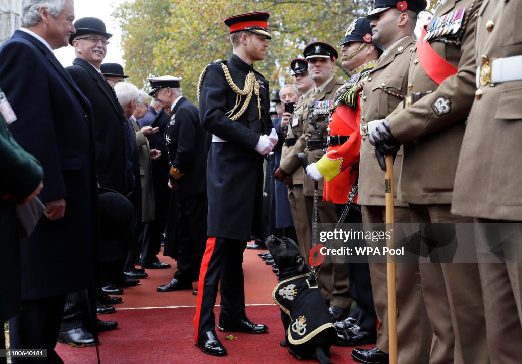 Members Of The Royal Family Attend The 91st Field Of Remembrance At Westminster Abbey