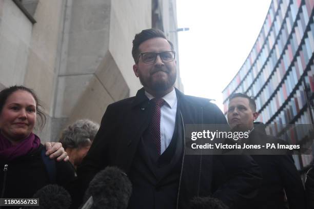 Jodie Chesney father Peter speaks outside the Old Bailey in London after Svenson Ong-a-Kwie and a 17-year-old boy have been found guilty at the Old...