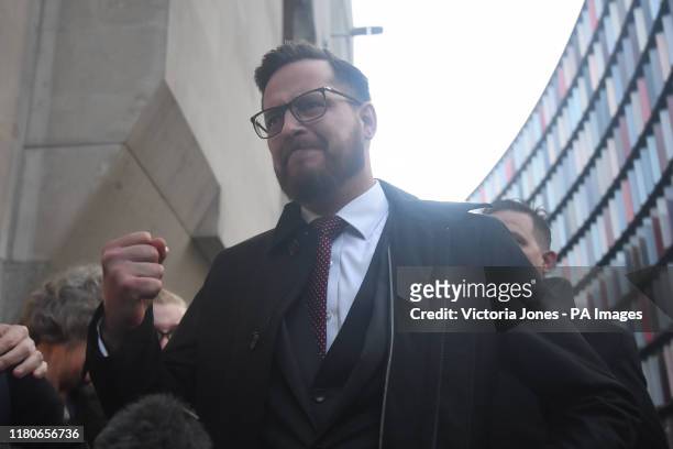 Jodie Chesney father Peter speaks outside the Old Bailey in London after Svenson Ong-a-Kwie and a 17-year-old boy have been found guilty at the Old...