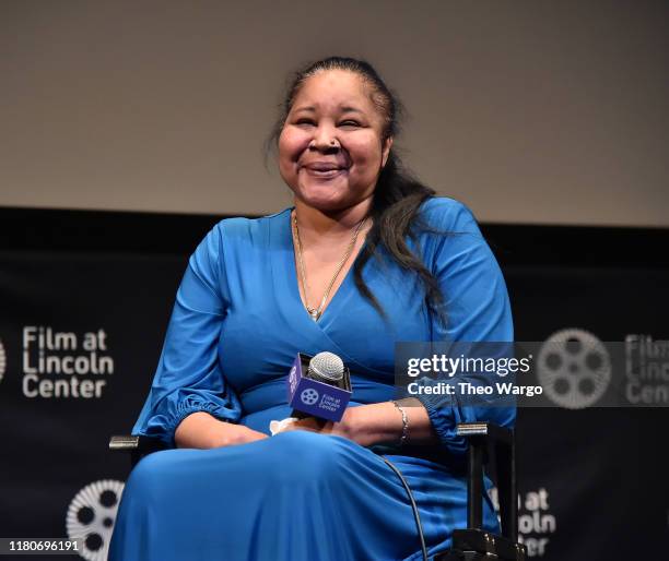 Esaw Garner attends the 57th New York Film Festival - "American Trial: The Eric Garner Story" at Walter Reade Theater on October 12, 2019 in New York...