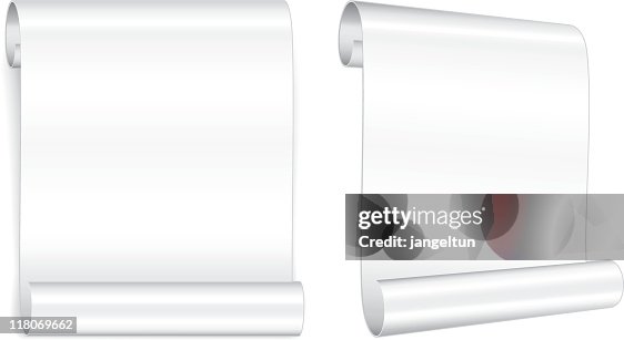 Modern paper scroll Modern paper scroll