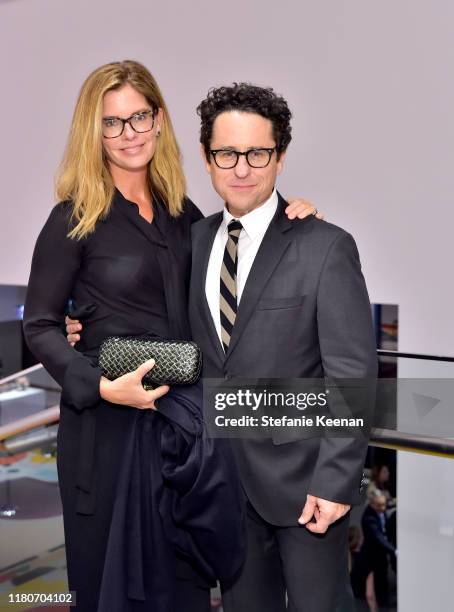 Katie McGrath and J.J. Abrams attend Hammer Museum's 17th Annual Gala In The Garden on October 12, 2019 in Los Angeles, California.