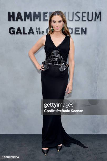 Elizabeth Chambers attends Hammer Museum's 17th Annual Gala In The Garden on October 12, 2019 in Los Angeles, California.