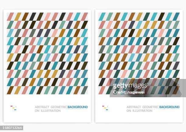 abstract minimalistic geometrical stripe design vector pattern background - double check stock illustrations