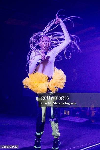 Sho Madjozi performs on stage during the 2019 Afropunk Atlanta on October 12, 2019 in Atlanta, Georgia.