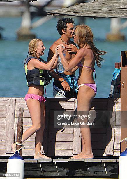 Geri Halliwell is seen on July 3, 2011 in Porto Cervo, Italy.