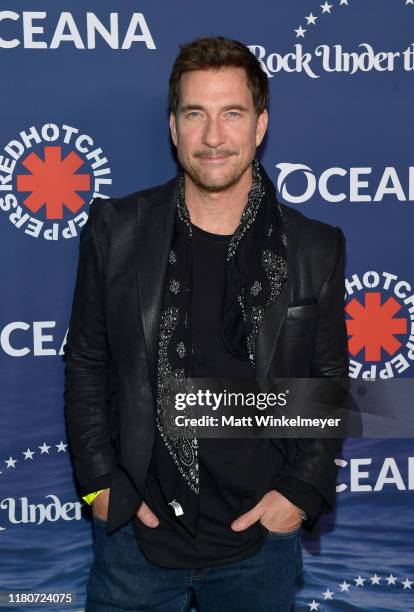 Dylan McDermott attends Oceana's Fourth Annual "Rock Under The Stars" Featuring The Red Hot Chili Peppers on October 12, 2019 in Hollywood,...