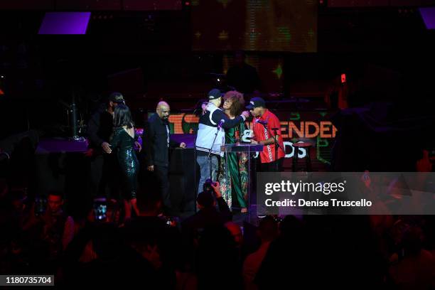 Real , Sen Dog and 2 of Cypress Hill receive the Lifetime Achievement Award at the First Budtender Awards at Light Nightclub at Mandalay Bay Hotel...