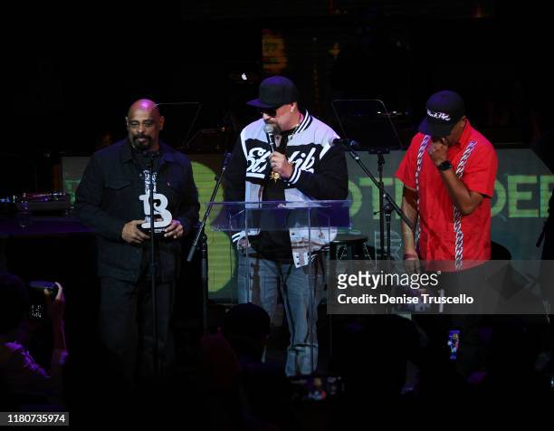 Real , Sen Dog and 2 of Cypress Hill receive the Lifetime Achievement Award at the First Budtender Awards at Light Nightclub at Mandalay Bay Hotel...