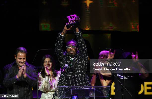 William Brown wins the Budtender 2019 Award at the First Budtender Awards at Light Nightclub at Mandalay Bay Hotel and Casino on October 12, 2019 in...