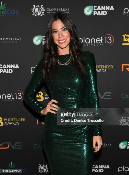 Comedian and Co-Host of the Budtender Awards Rachel "Wolfie" Wolfson arrives at the First Budtender Awards at Light Nightclub at Mandalay Bay Hotel...