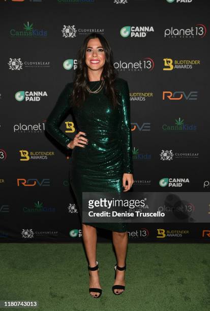 Comedian and Co-Host of the Budtender Awards Rachel "Wolfie" Wolfson arrives at the First Budtender Awards at Light Nightclub at Mandalay Bay Hotel...