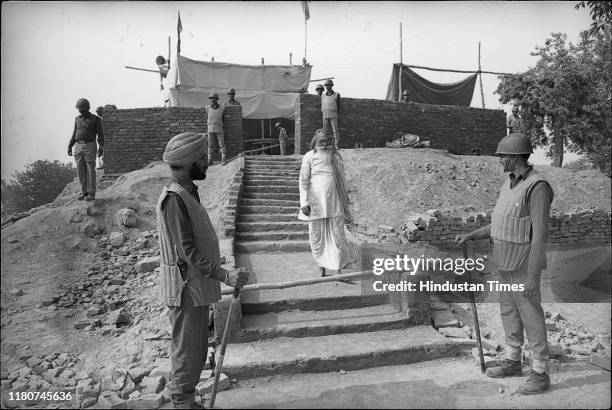 Takes into control makeshift temple made of cloth-and-bamboo enclosure that houses idol of Ram Lala Virajman erected at place of demolished Babri...