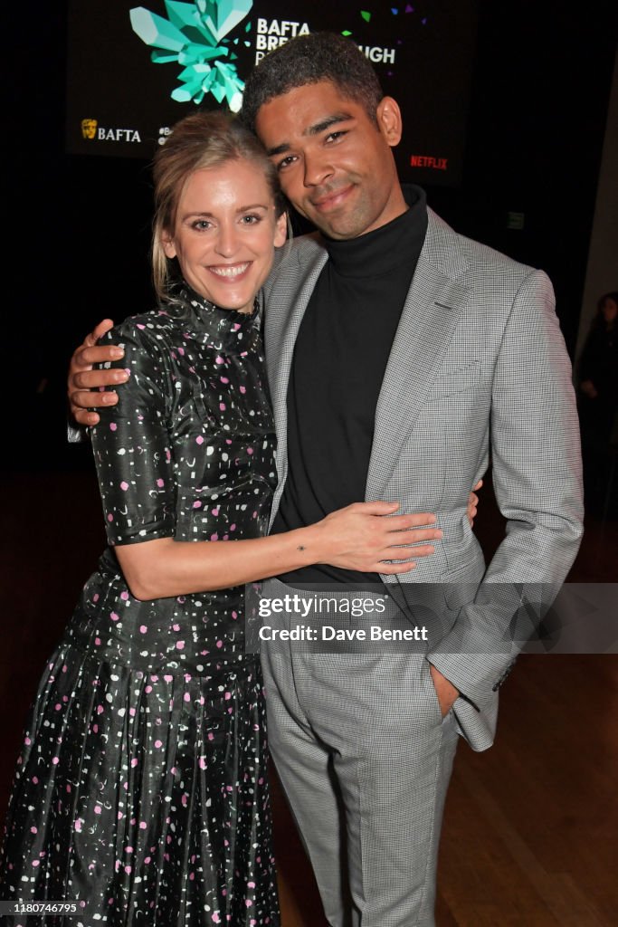 Denise Gough and Kingsley Ben Adir attend the BAFTA Breakthrough