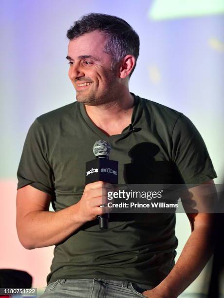 Gary Vaynerchuk speaks at "A Keynote Conversation" during 2019 A3C Festival & Conference at AmericasMart on October 10, 2019 in Atlanta, Georgia.