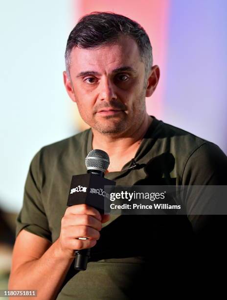 Gary Vaynerchuk speaks at "A Keynote Conversation" during 2019 A3C Festival & Conference at AmericasMart on October 10, 2019 in Atlanta, Georgia.