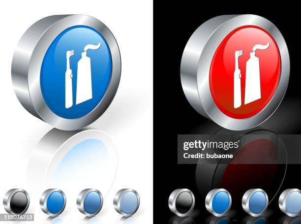 electric toothbrush and tooth paste - electric toothbrush white background stock illustrations