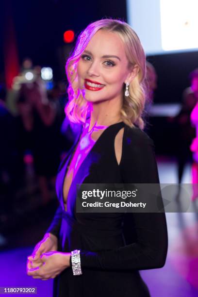 Actress Helena Mattsson attends the Charmaine Blake Presents The Faber Ryan Youth Foundation Gala at Live House Hollywood on October 12, 2019 in...