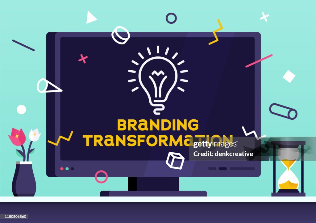 modern presentation layout Brand Transformation Modern Design Layout