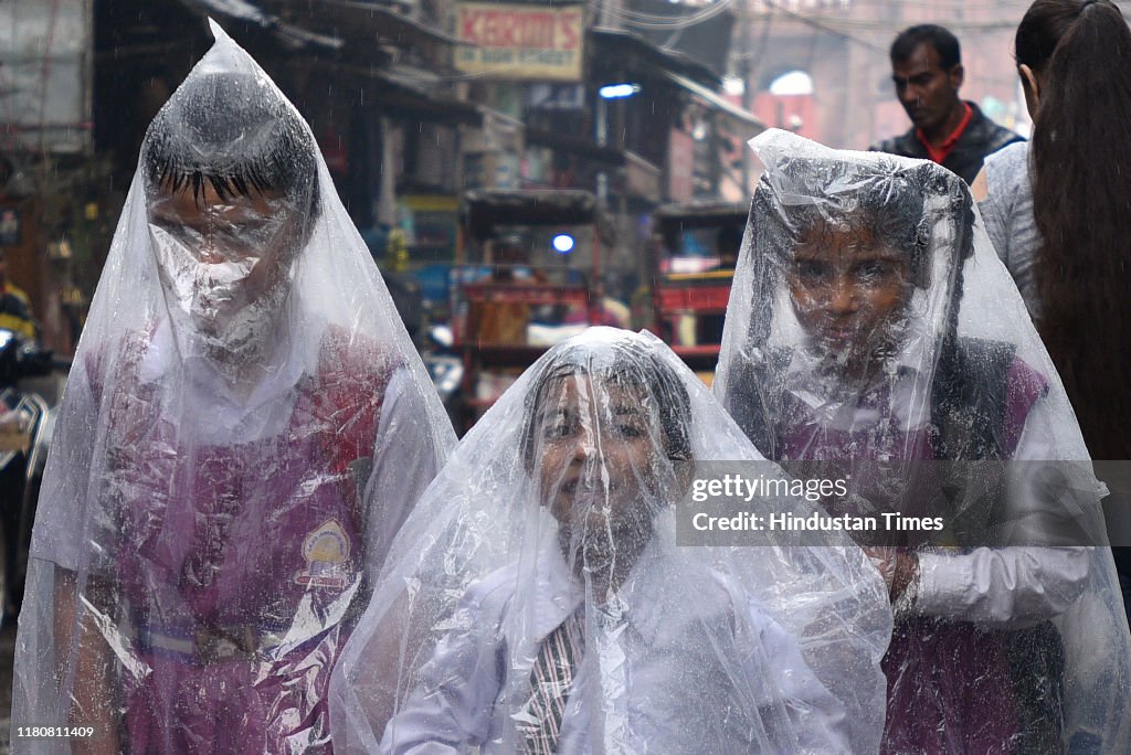 Light Rains In Delhi-NCR