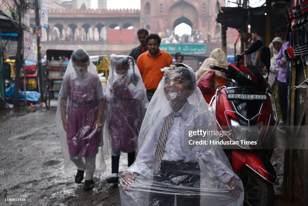 Light Rains In Delhi-NCR