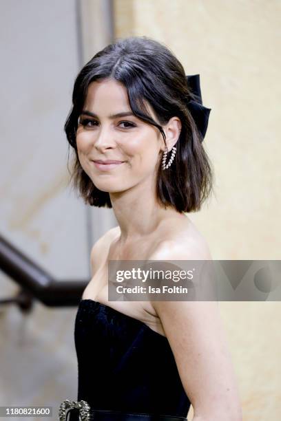 German singer Lena Meyer-Landrut arrives for the 21st GQ Men of the Year Award at Komische Oper on November 7, 2019 in Berlin, Germany.