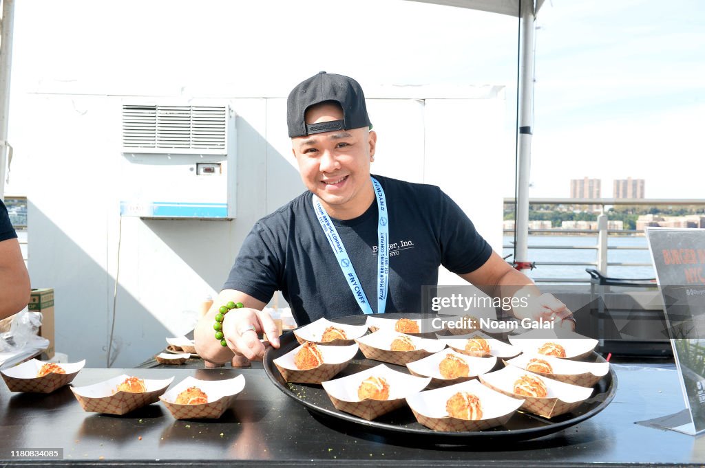 Chef Randy Lewis Chef Randy Lee at the Burger Inc. NYC booth during Sunday Brunch ...