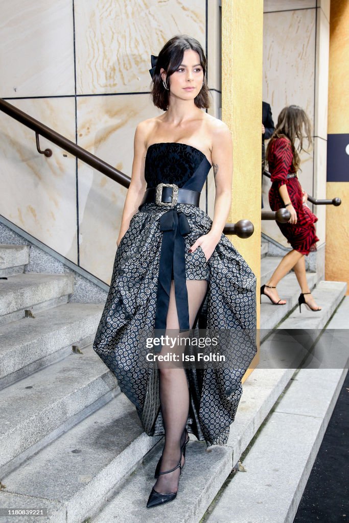 German singer Lena Meyer-Landrut arrives for the 21st GQ Men of the
