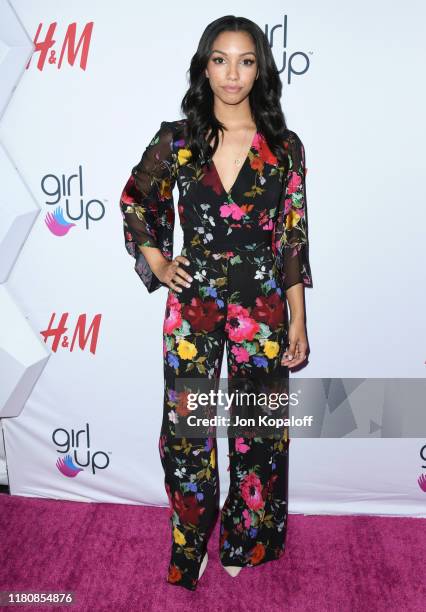 Corinne Foxx attends the 2nd Annual Girl Up #GirlHero Awards at the Beverly Wilshire Four Seasons Hotel on October 13, 2019 in Beverly Hills,...