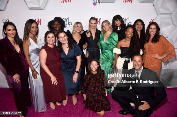 Nikki Bella, Shaun Robinson, Girl Up Co-Executive Director Melissa Kilby, Chanice Lee, Yardena Gerwin, Julianne Hough, Cara Delevingne, Jasmine Ines...