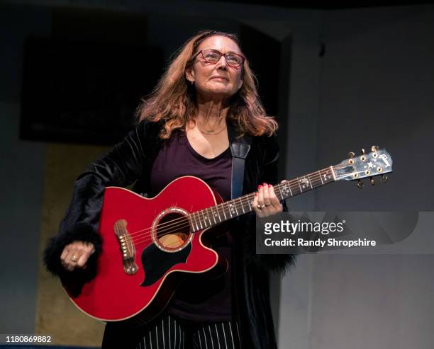 Member of The Tapitalists rehearse "Tap-water" on stage at Fremont Centre Theatre on November 07, 2019 in Pasadena, California.