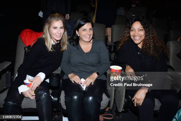 Carole Radziwill, Barbara Fedida and Grace Hightower attend The U.S. Premiere Of Entourage Production's "Morocco: A King, A Vision, An Ambition" at...