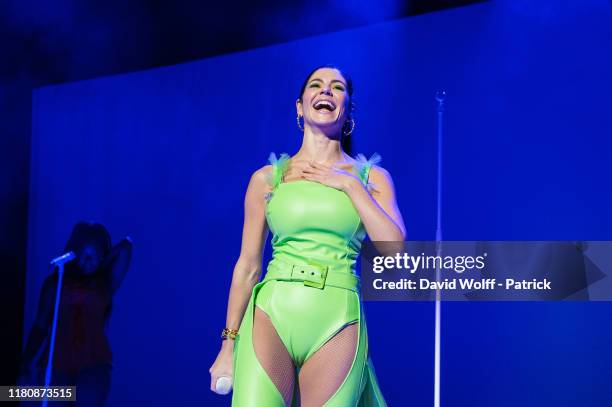 Marina performs at Zenith de Paris on November 8, 2019 in Paris, France.