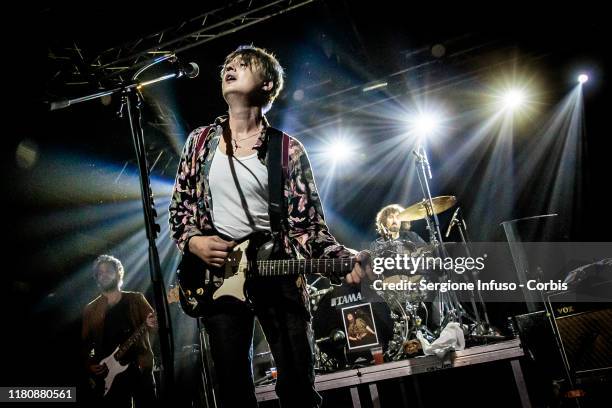 Peter Doherty performs with the The Puta Madres at Magazzini Generali on October 13, 2019 in Milan, Italy.