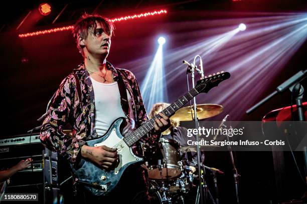 Peter Doherty performs with the The Puta Madres at Magazzini Generali on October 13, 2019 in Milan, Italy.