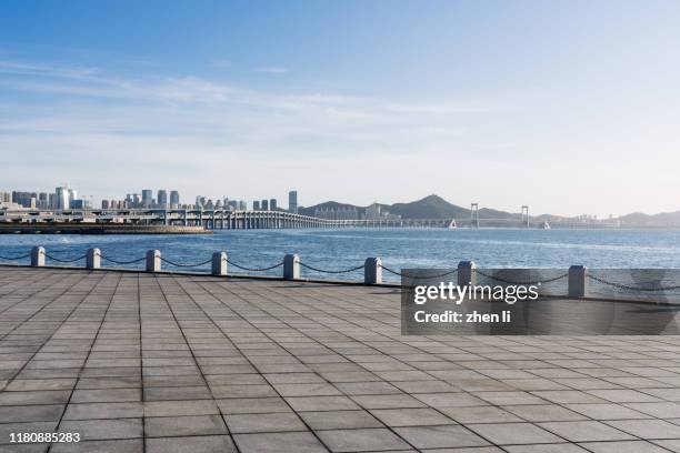 seaside square - bridge low angle view stock pictures, royalty-free photos & images