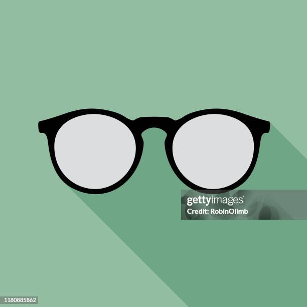 teal eyeglasses icon 4 - black nerd stock illustrations