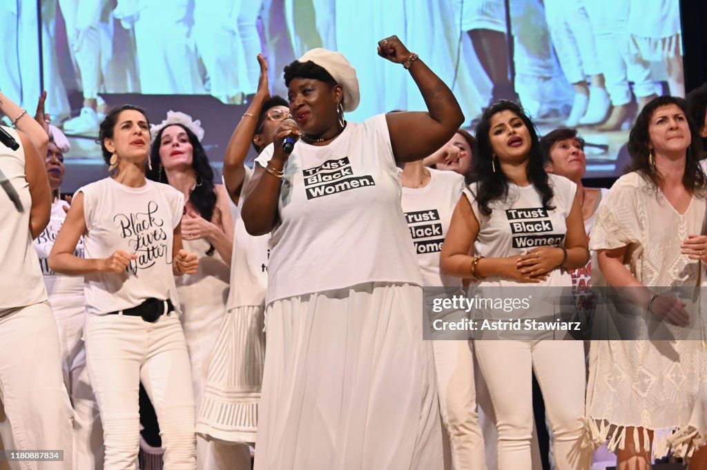 Resistance Revival Chorus on stage during Together Live at Town Hall News Photo - Getty Images