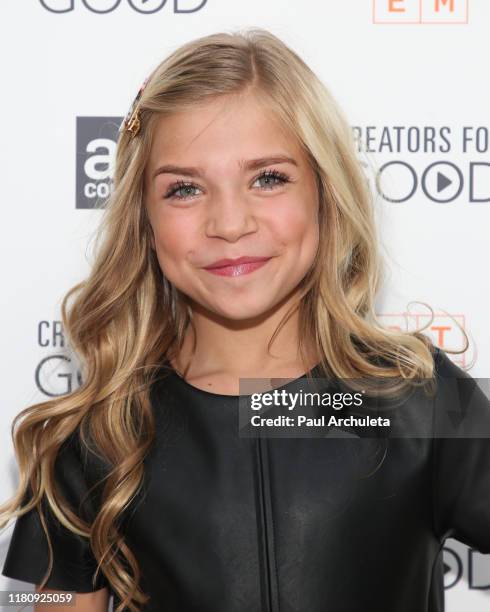 Reality TV Personality / Dancer Kamri Peterson attends the Ad Council's Creators For Good Host She Can STEM Summit at NeueHouse Hollywood on October...