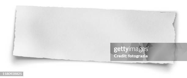 blank torn white paper - newspaper mockup stock pictures, royalty-free photos & images