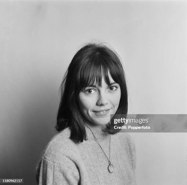 English actress Lucy Fleming posed at home in December 1966.