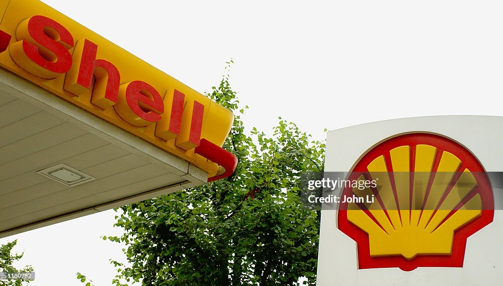 Shell Companiew The Shell logo at a petroleum station is shown July 30, 2002 in... News ...