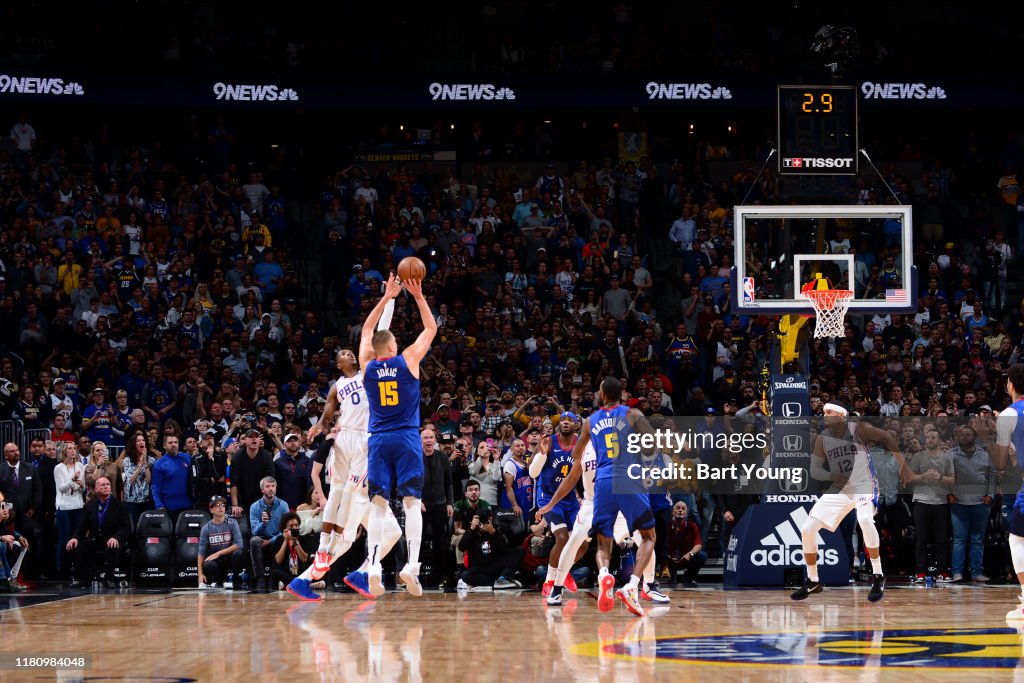 Philadelphia 76ers v Denver Nuggets